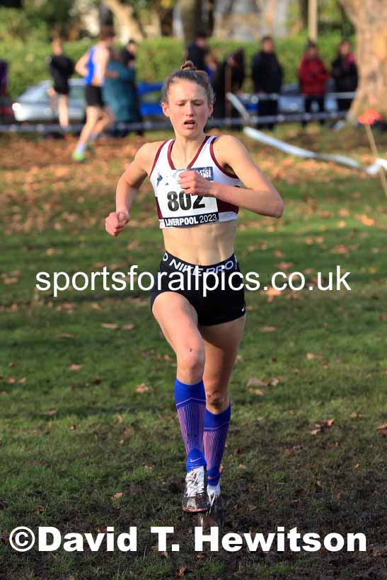Womens Under-17s and IAAF Junior Women (Under-20s), 2023 British Athletics Cross Challenge, Sefton Park, Liverpool. Photo: David T. Hewitson/Sports for All Pics